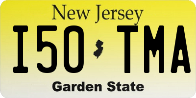 NJ license plate I50TMA