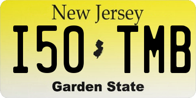 NJ license plate I50TMB