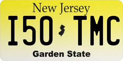 NJ license plate I50TMC