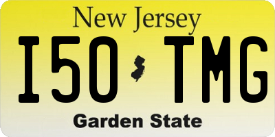 NJ license plate I50TMG