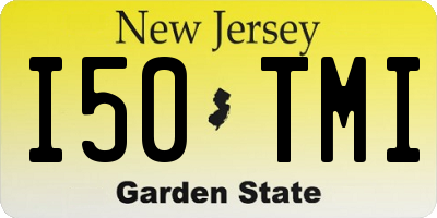 NJ license plate I50TMI