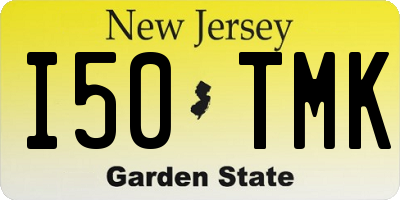 NJ license plate I50TMK