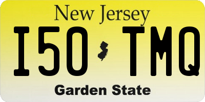 NJ license plate I50TMQ