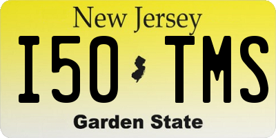 NJ license plate I50TMS