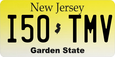 NJ license plate I50TMV
