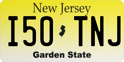 NJ license plate I50TNJ