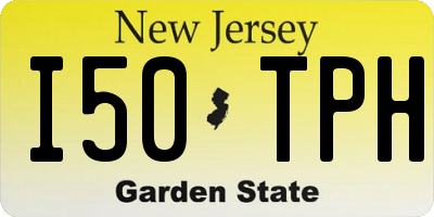 NJ license plate I50TPH