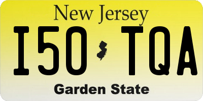 NJ license plate I50TQA