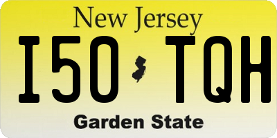 NJ license plate I50TQH