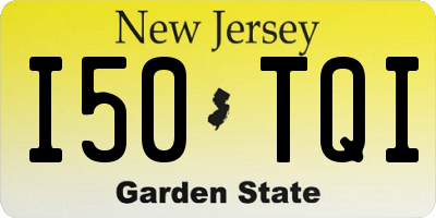 NJ license plate I50TQI