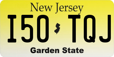NJ license plate I50TQJ