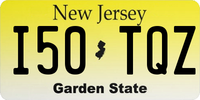 NJ license plate I50TQZ