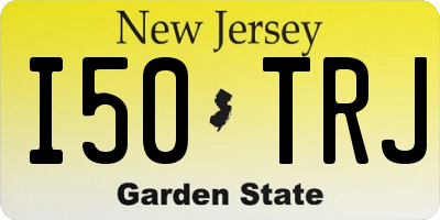 NJ license plate I50TRJ