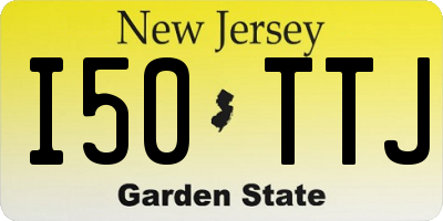 NJ license plate I50TTJ