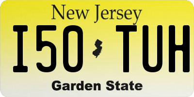 NJ license plate I50TUH
