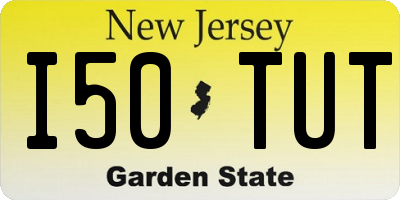 NJ license plate I50TUT