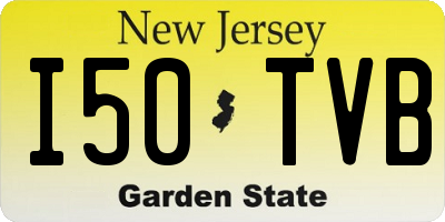 NJ license plate I50TVB
