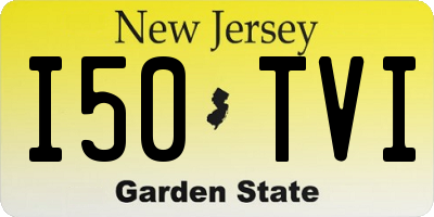 NJ license plate I50TVI