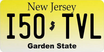 NJ license plate I50TVL