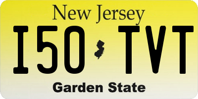 NJ license plate I50TVT