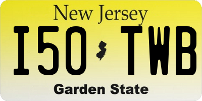 NJ license plate I50TWB