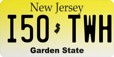 NJ license plate I50TWH