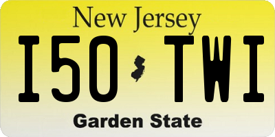 NJ license plate I50TWI