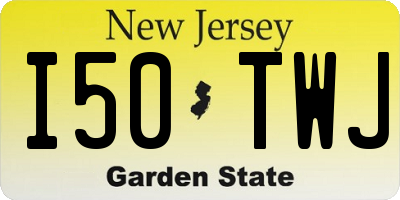 NJ license plate I50TWJ