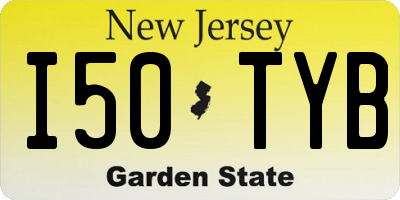 NJ license plate I50TYB