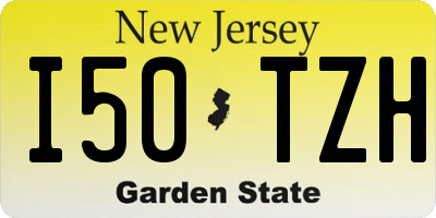 NJ license plate I50TZH