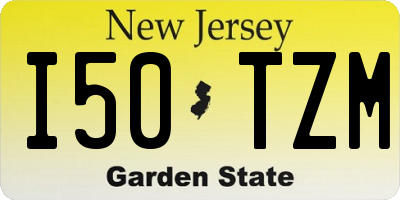 NJ license plate I50TZM