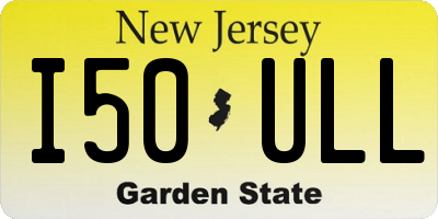 NJ license plate I50ULL