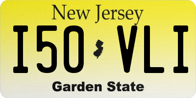 NJ license plate I50VLI