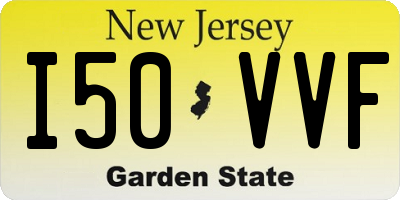 NJ license plate I50VVF