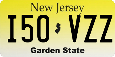 NJ license plate I50VZZ