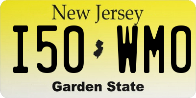 NJ license plate I50WMO