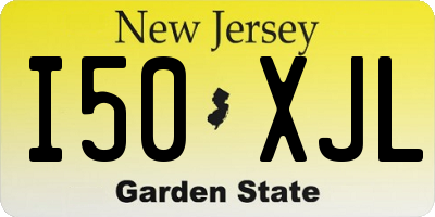 NJ license plate I50XJL