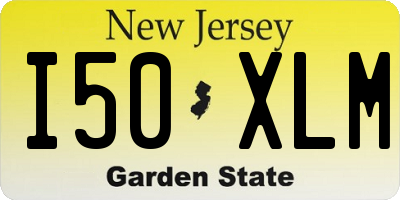 NJ license plate I50XLM