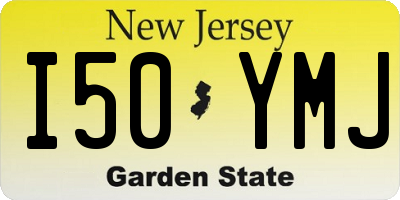 NJ license plate I50YMJ
