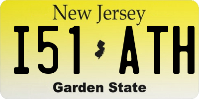 NJ license plate I51ATH