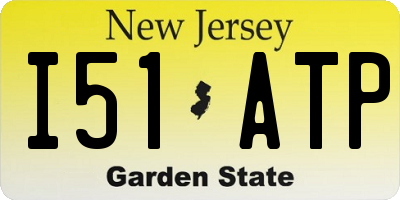 NJ license plate I51ATP
