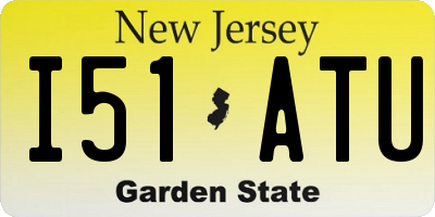 NJ license plate I51ATU