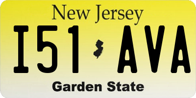 NJ license plate I51AVA
