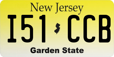 NJ license plate I51CCB