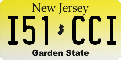 NJ license plate I51CCI