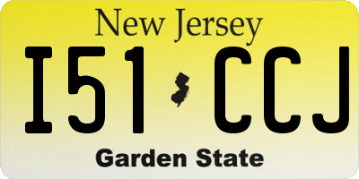 NJ license plate I51CCJ