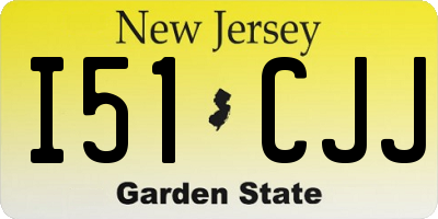 NJ license plate I51CJJ