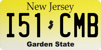 NJ license plate I51CMB