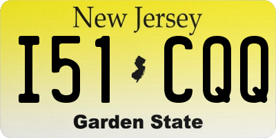NJ license plate I51CQQ