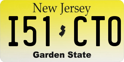 NJ license plate I51CTO